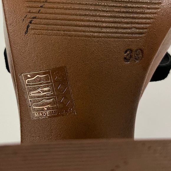 Free People Laney Suede Platform Block Heel Sandals - Picture 9 of 11